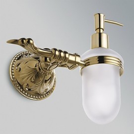 Soap Dishes, 1pc Removable Antique Brass Soap Dispenser