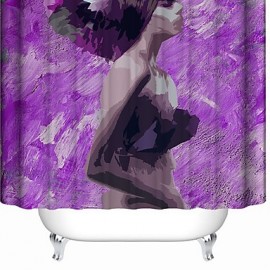 Shower Curtains Contemporary Polyester Novelty Waterproof