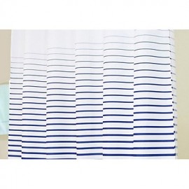 Shower Curtains Neoclassical Polyester Stripe Machine Made