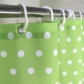 Shower Curtains Modern Polyester Polka Dot Machine Made