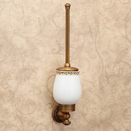 Towel Bars, 1pc High Quality Antique Brass Toilet Brush Holder