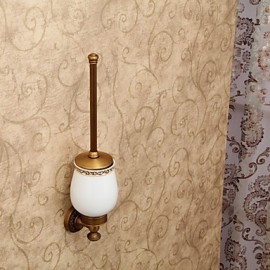 Towel Bars, 1pc High Quality Antique Brass Toilet Brush Holder