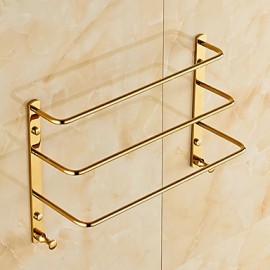 Towel Bars, 1 pc Contemporary Brass Towel Bar Bathroom