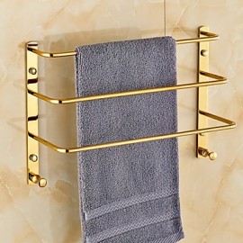 Towel Bars, 1 pc Contemporary Brass Towel Bar Bathroom