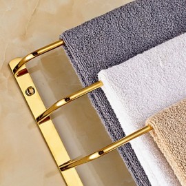 Towel Bars, 1 pc Contemporary Brass Towel Bar Bathroom