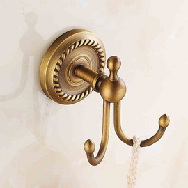 Bathroom Products, 1 pc Antique Brass Robe Hook Bathroom