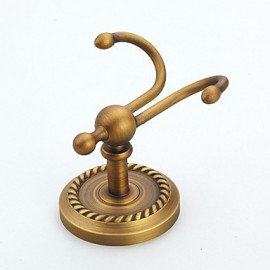 Bathroom Products, 1 pc Antique Brass Robe Hook Bathroom