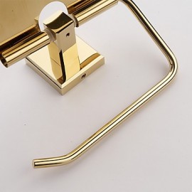 Toilet Paper Holders, 1 pc Modern Brass Toilet Paper Holder Bathroom