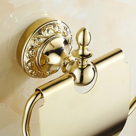 Bathroom Products, 1 pc Neoclassical Brass Toilet Paper Holder Bathroom