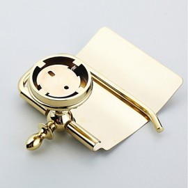 Bathroom Products, 1 pc Neoclassical Brass Toilet Paper Holder Bathroom