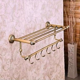 Bathroom Accessory Set, 1set Neoclassical Brass Bathroom Accessory Set Bathroom