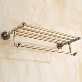 Towel Bars, 1 pc Antique Brass Bathroom Shelf Bathroom