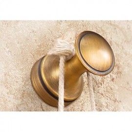 Robe Hooks, 1 pc Country Brass Robe Hook Bathroom