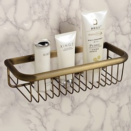 Towel Bars, 1 pc Neoclassical Brass Bathroom Shelf Bathroom