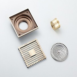 Drains, 1pc Removable Antique Brass Drain