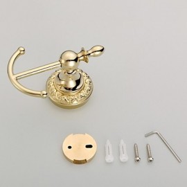 Robe Hooks, 1 pc Contemporary Brass Robe Hook Bathroom