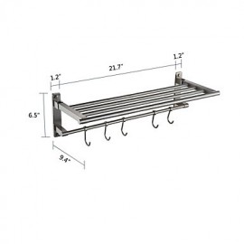 Towel Bars, 1 pc Contemporary Stainless Steel Bathroom Shelf Bathroom