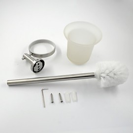 Towel Bars, 1 pc High Quality Stainless Steel Toilet Brush Holder Bathroom