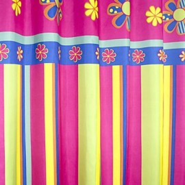 Shower Curtains Modern Polyester Stripe Machine Made