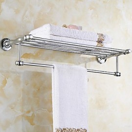 Towel Bars, 1 pc Contemporary Brass Stainless Steel Bathroom Shelf ...
