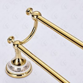 Towel Bars, 1 pc Contemporary Brass Towel Bar Bathroom