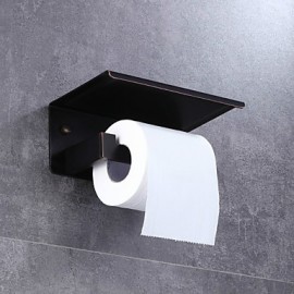 Towel Bars, 1pc High Quality Modern Contemporary Metal Toilet Paper Holder Wall Mounted