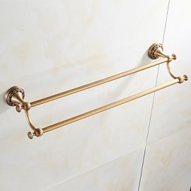 Towel Bars, 1 pc Neoclassical Brass Towel Bar Bathroom