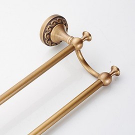 Towel Bars, 1 pc Neoclassical Brass Towel Bar Bathroom