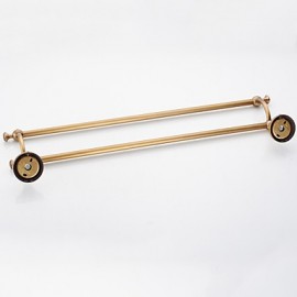 Towel Bars, 1 pc Neoclassical Brass Towel Bar Bathroom