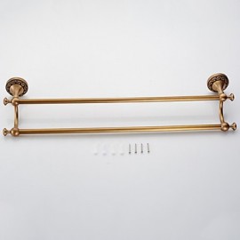 Towel Bars, 1 pc Neoclassical Brass Towel Bar Bathroom