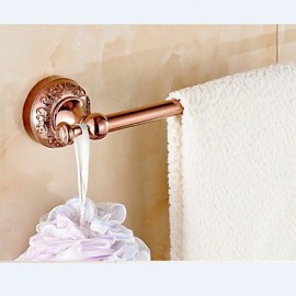 Towel Bars, 1 pc Neoclassical Brass Zinc Alloy Towel Bar Bathroom