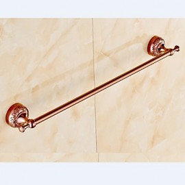 Towel Bars, 1 pc Neoclassical Brass Zinc Alloy Towel Bar Bathroom