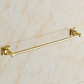 Towel Bars, 1 pc Contemporary Brass Towel Bar Bathroom