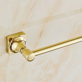 Towel Bars, 1 pc Contemporary Brass Towel Bar Bathroom