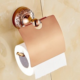 Toilet Paper Holders, 1 pc Neoclassical Brass Zinc Alloy Toilet Paper Holder Bathroom