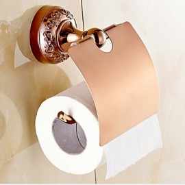 Toilet Paper Holders, 1 pc Neoclassical Brass Zinc Alloy Toilet Paper Holder Bathroom