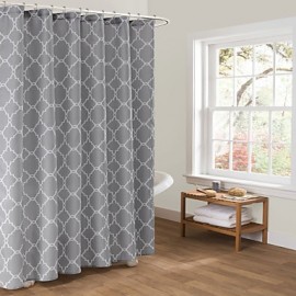 Shower Curtains Modern Polyester Geometric Machine Made