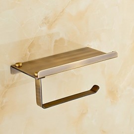 Toilet Paper Holders, 1 pc Antique Brass Toilet Paper Holder Bathroom