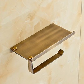 Toilet Paper Holders, 1 pc Antique Brass Toilet Paper Holder Bathroom