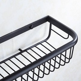 Towel Bars, 1pc High Quality Traditional Metal Bathroom Shelf Wall Mounted