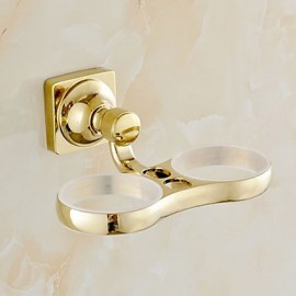 Toothbrush Holder, 1 pc Neoclassical Brass Toothbrush Holder Bathroom