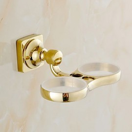 Toothbrush Holder, 1 pc Neoclassical Brass Toothbrush Holder Bathroom