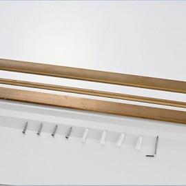 Towel Bars, 1 pc Contemporary Brass Towel Bar Bathroom