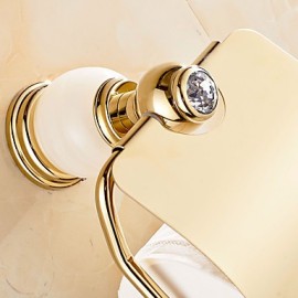 Toilet Paper Holders, 1 pc Contemporary Brass Toilet Paper Holder Bathroom