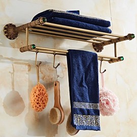 Towel Bars, 1 pc Archaistic Brass Towel Racks & Holders Bathroom