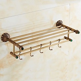 Towel Bars, 1 pc Archaistic Brass Towel Racks & Holders Bathroom