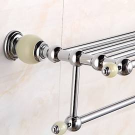 Towel Bars, 1 pc Modern Brass Bathroom Shelf Bathroom