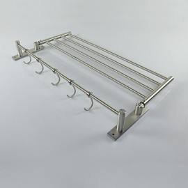 Towel Bars, 1 pc Traditional Classic Stainless Steel Bathroom Shelf Bathroom