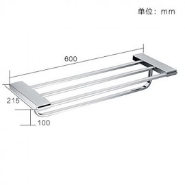 Towel Bars, 1 pc High Quality Stainless Steel Bathroom Shelf Bathroom