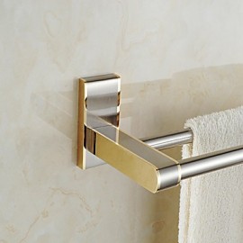 Towel Bars, 1pc High Quality Neoclassical Metal Towel Bar Wall Mounted